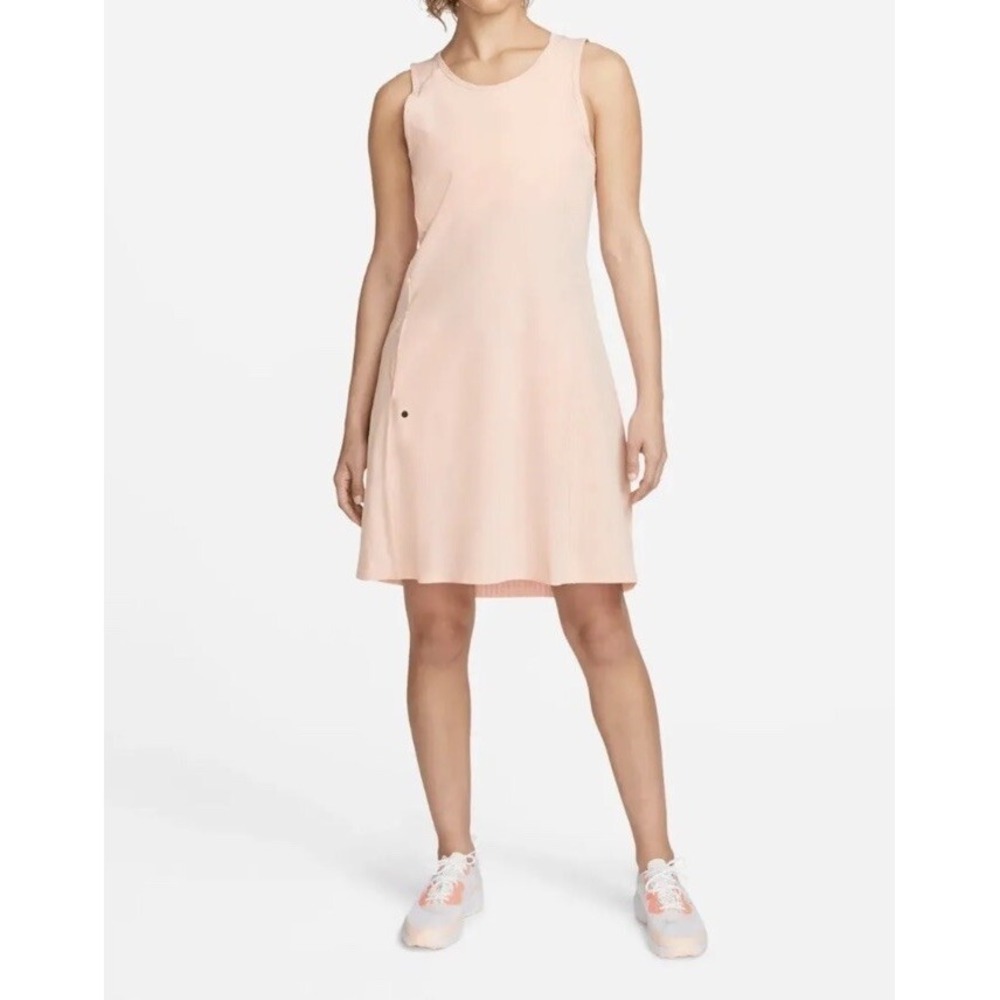$120 NEW Nike Women's Sleeveless Dri-FIT Ace Golf Sun Dress Light Pink Size L